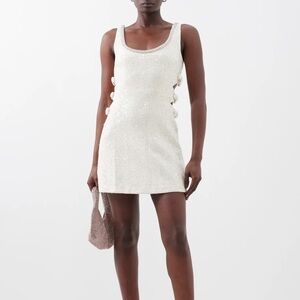 Self-Portrait Cut-Out Detailed Mini Dress